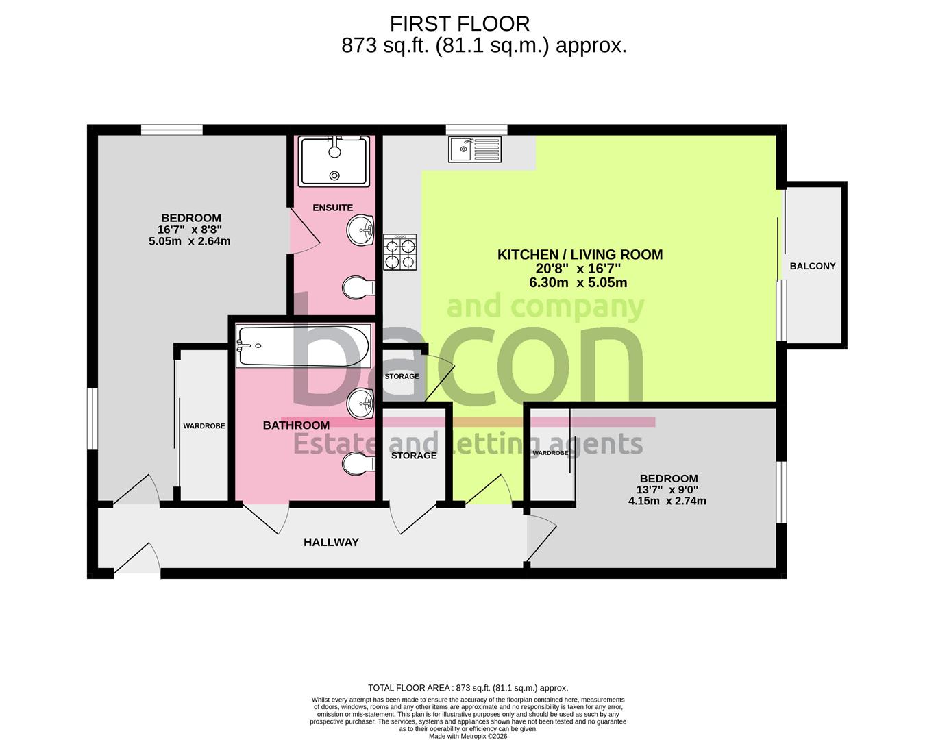 Floor Plan | Apartment | Garland Point, Sussex Wharf, Shoreham Beach, West Sussex, BN43 5PF | For Sale